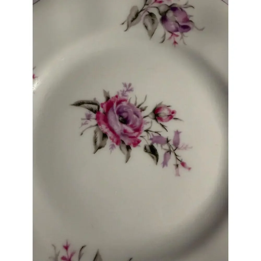Vintage‎ Karolina Poland Floral Plate 7 inches